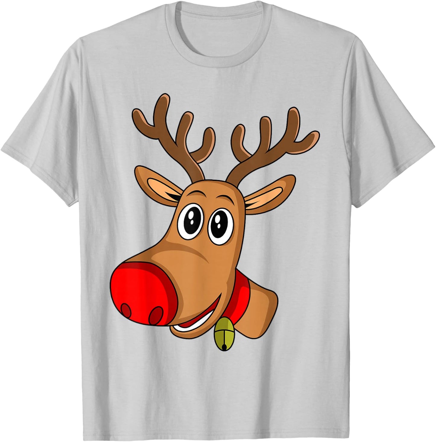 Rudolph Red Nose Reindeer | Donner Blitzen Shirt T-Shirt - T-Shirt | Ash