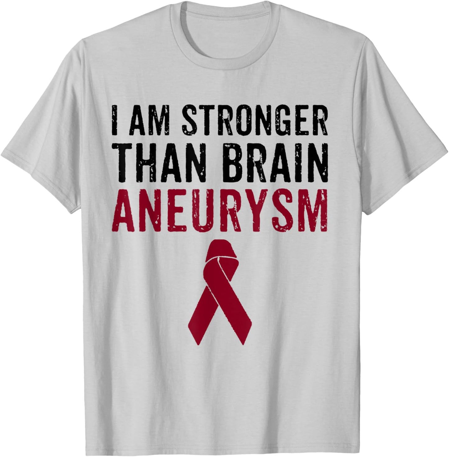 Brain Aneurysm Awareness Shirts Survivor T-Shirt - T-Shirt | Ash