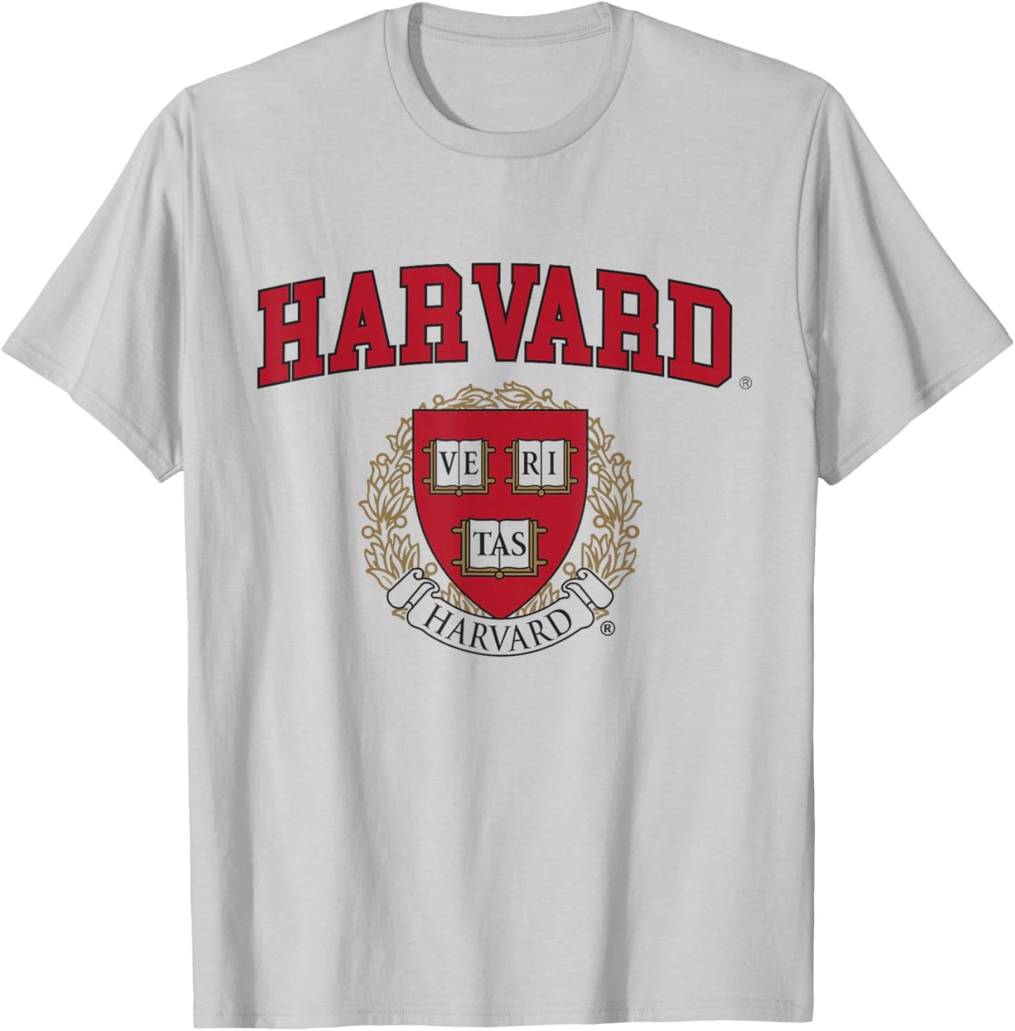 Harvard University Crimson | Official NCAA Merch | NCAFHRV06 T-Shirt - T-Shirt | Ash