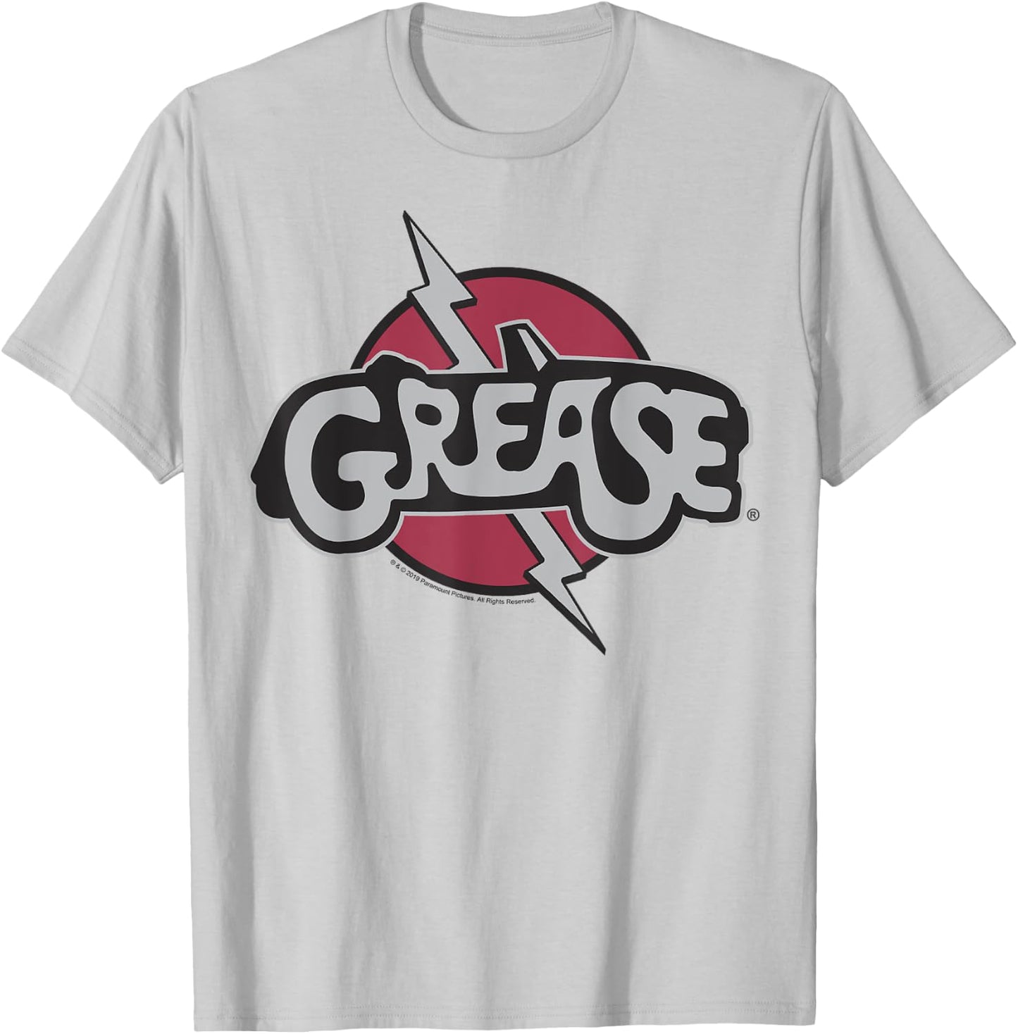 Grease Title Logo Patch T-Shirt - T-Shirt | Ash
