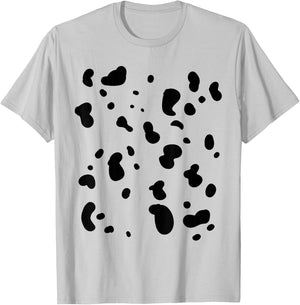 Dalmatian Costume Dog Halloween Kids Adult Women Men Toddler T-Shirt - T-Shirt | Ash