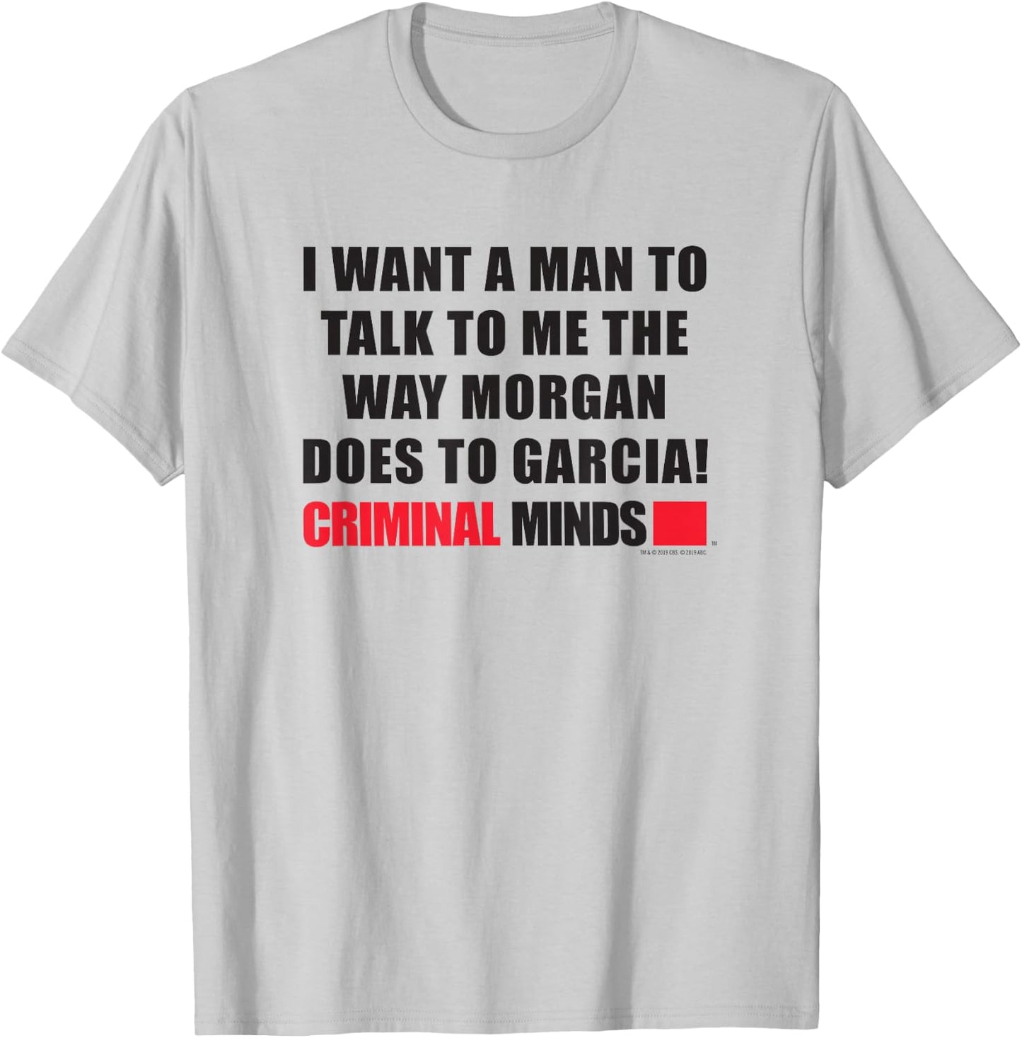 Criminal Minds Morgan and Garcia T-Shirt - T-Shirt | Ash