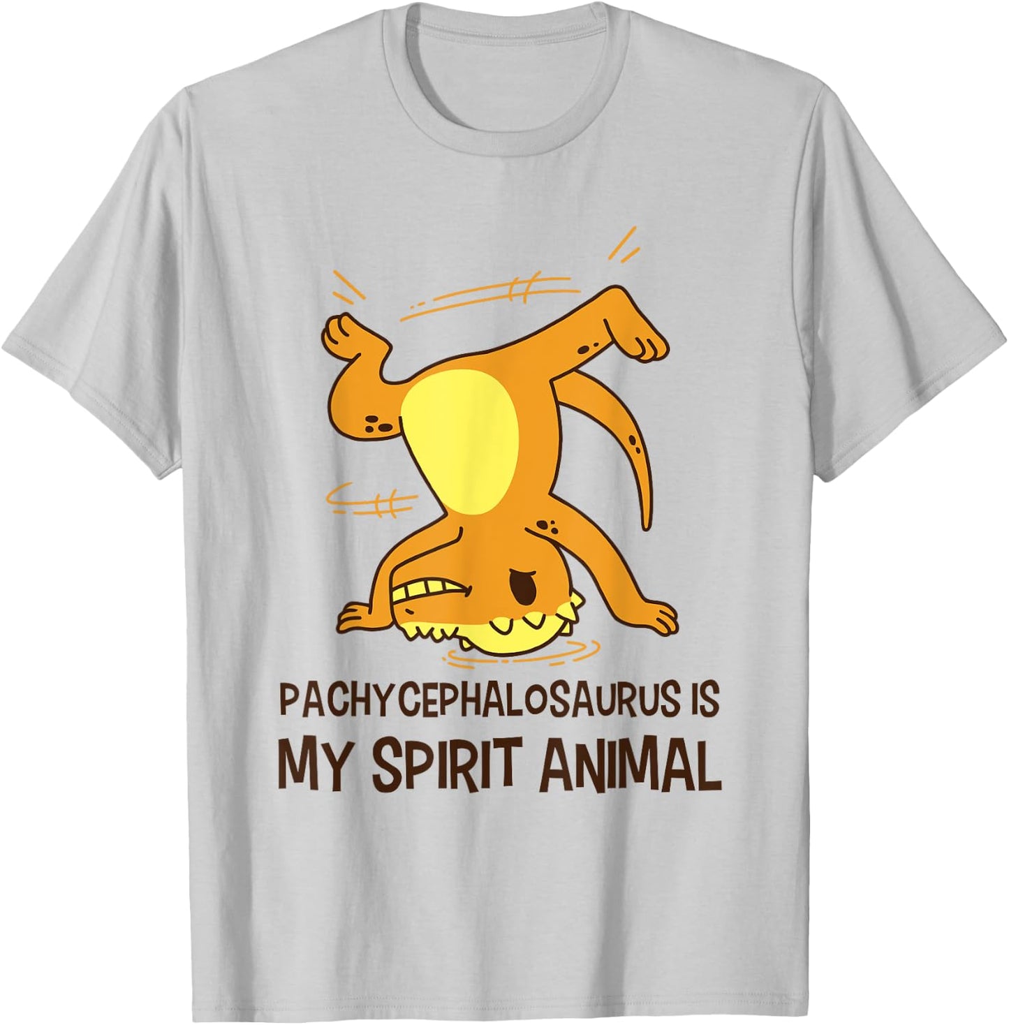 Pachycephalosaurus Is My Spirit Animal Dinosaur T-Shirt - T-Shirt | Ash