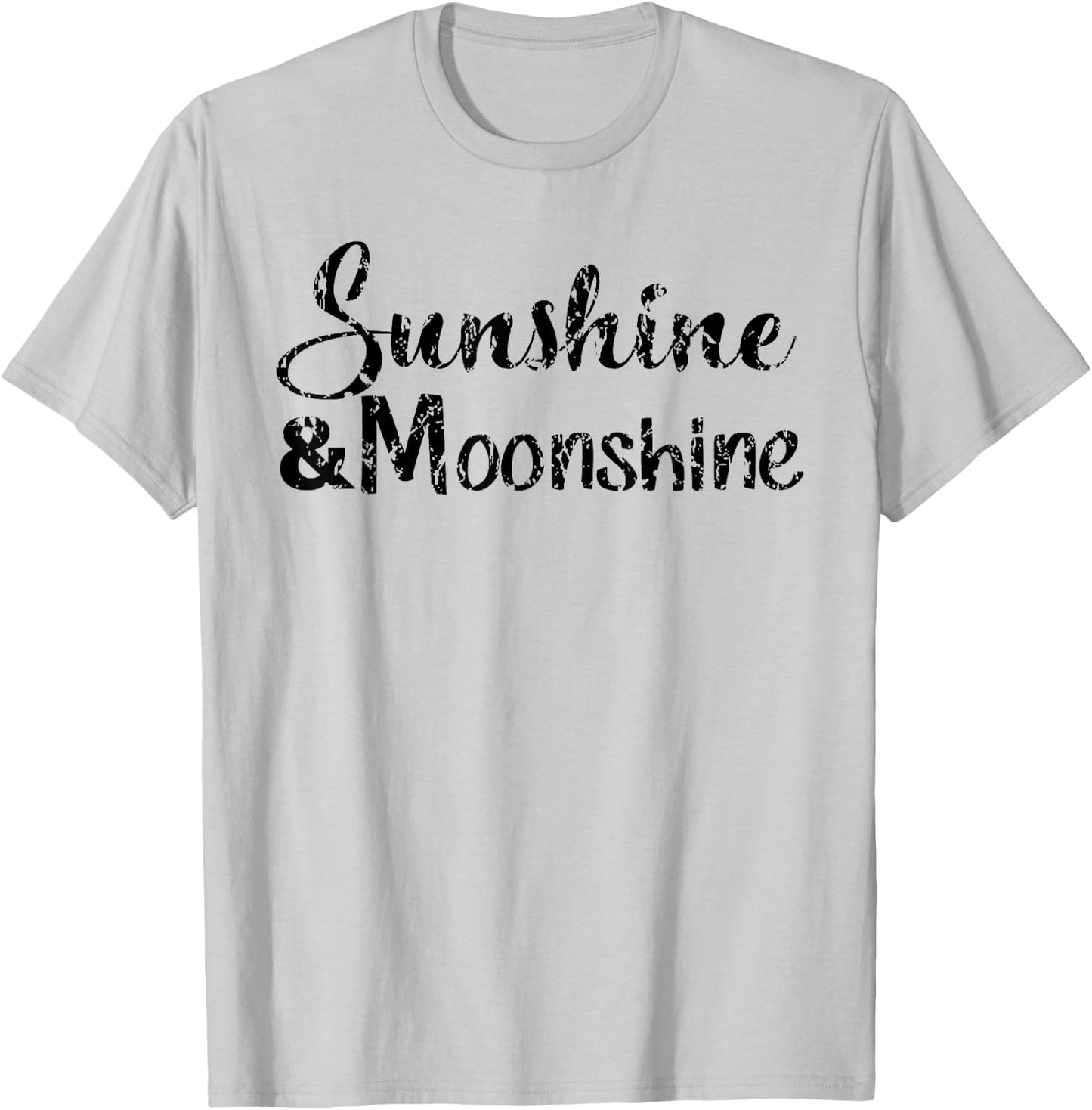 Sunshine and Moonshine T-Shirt - T-Shirt | Ash