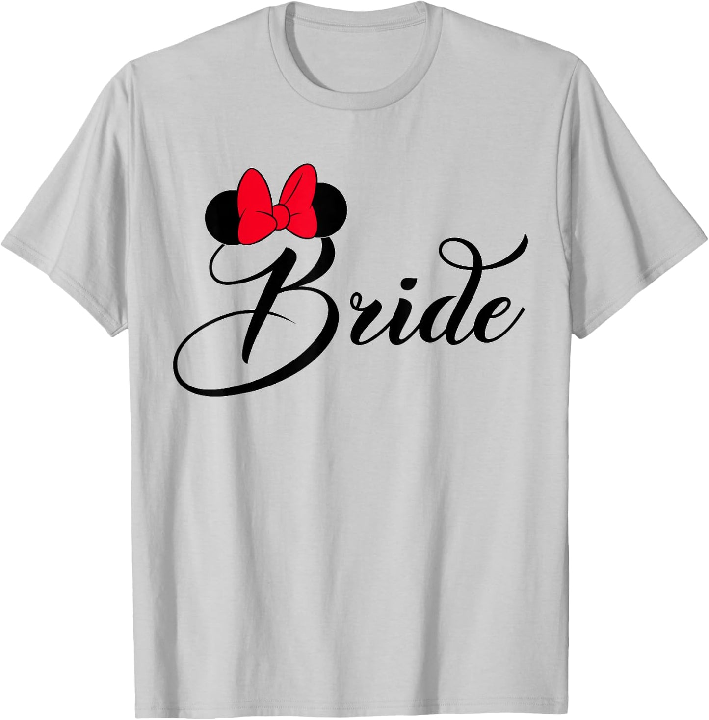 Disney - Bridal Minnie Bride Bow T-Shirt - T-Shirt | Ash