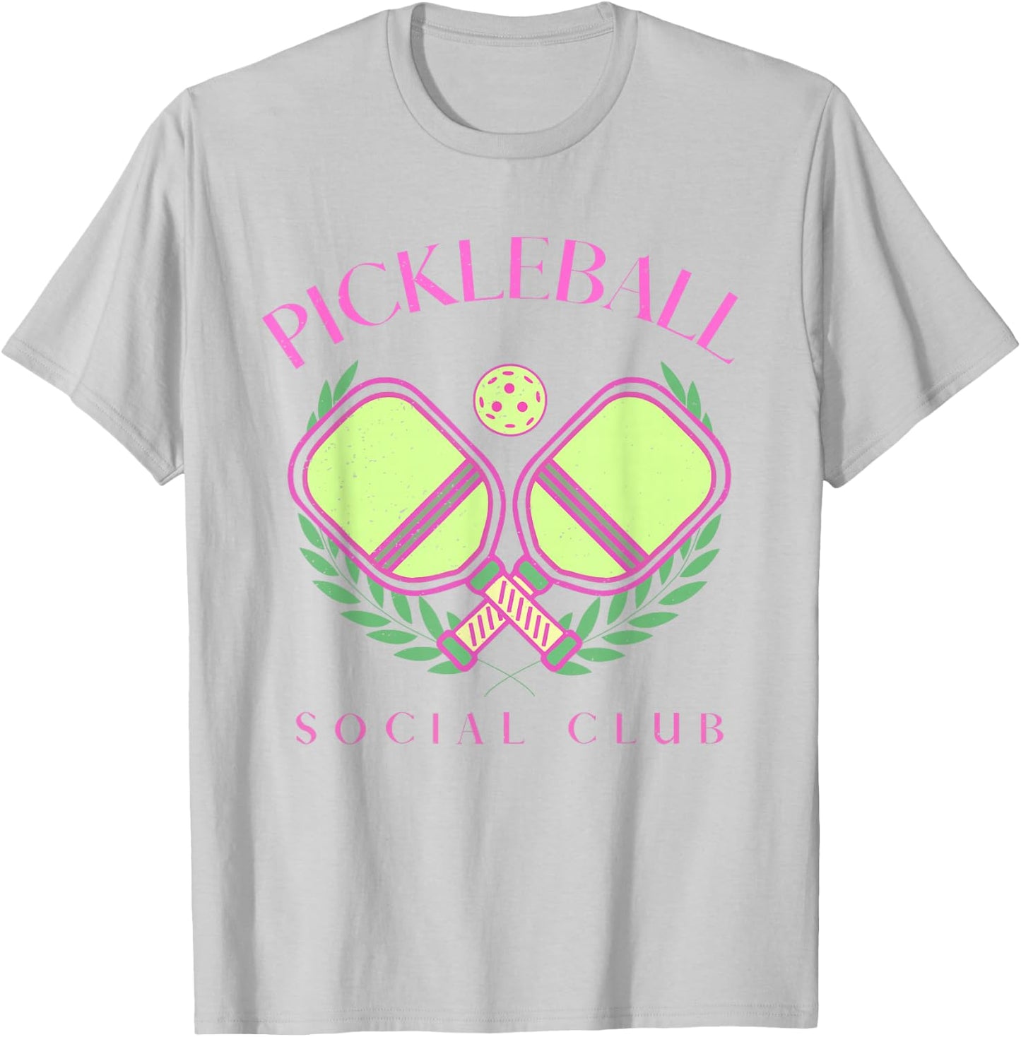 Coquette Pickleball Club Funny Pickleball Player Women Girls T-Shirt - T-Shirt | Ash