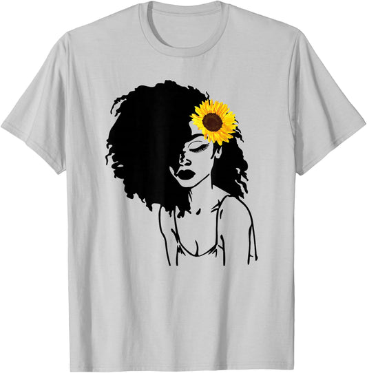 Afro Natural Black Hair Shirt Kind Pride African American T-Shirt - T-Shirt | Ash