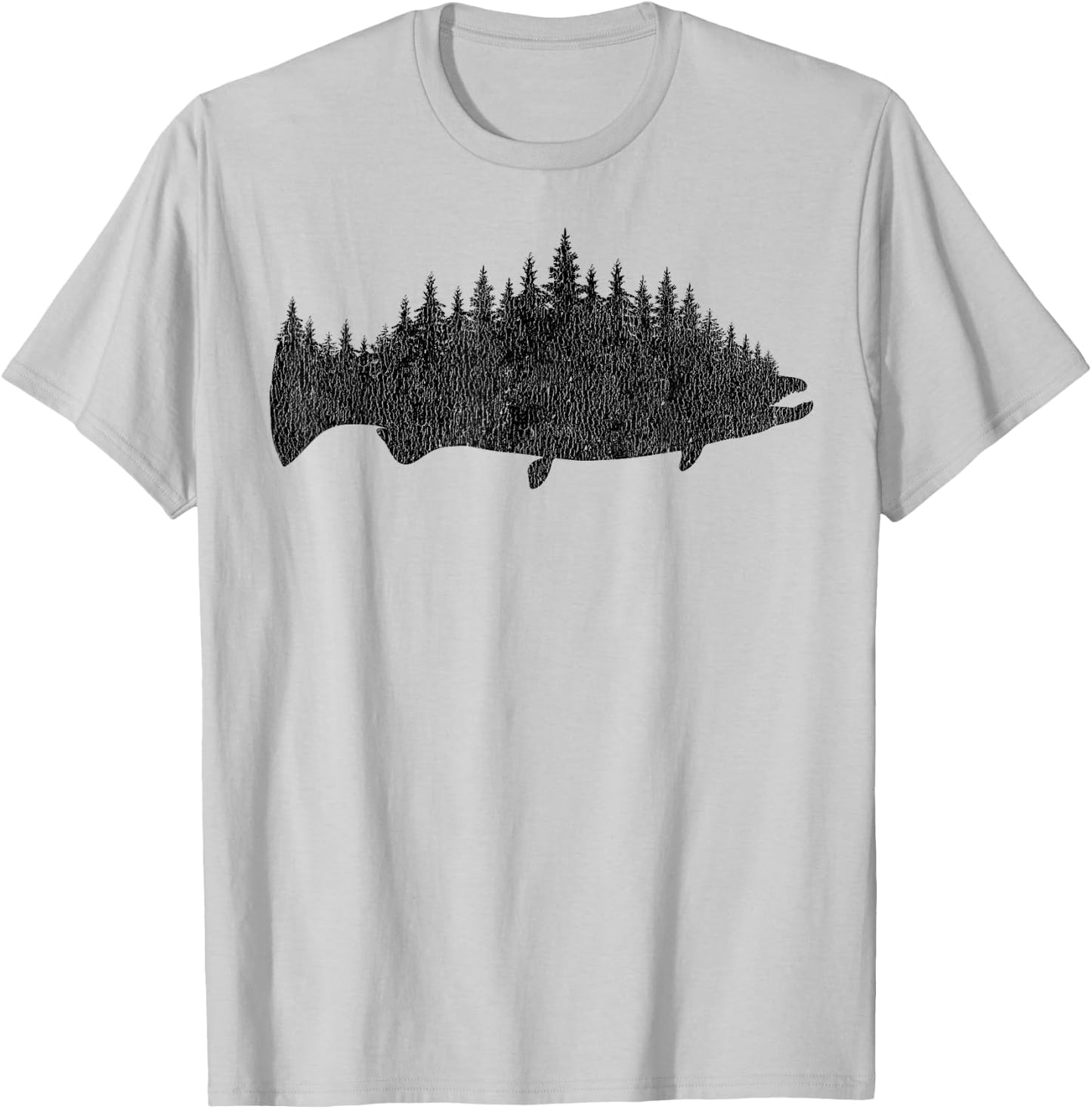 Salmon Fishing - King Salmon Fisherman Gift T-Shirt - T-Shirt | Ash