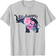 Be Happy! Fashion Funny Cute Elephant Women Girl T-Shirt - T-Shirt | Ash