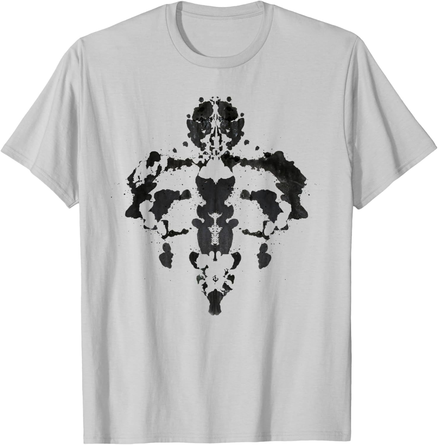 Rorschach Ink Blot Test T Shirt Cool Psychology Gift T-Shirt - T-Shirt | Ash