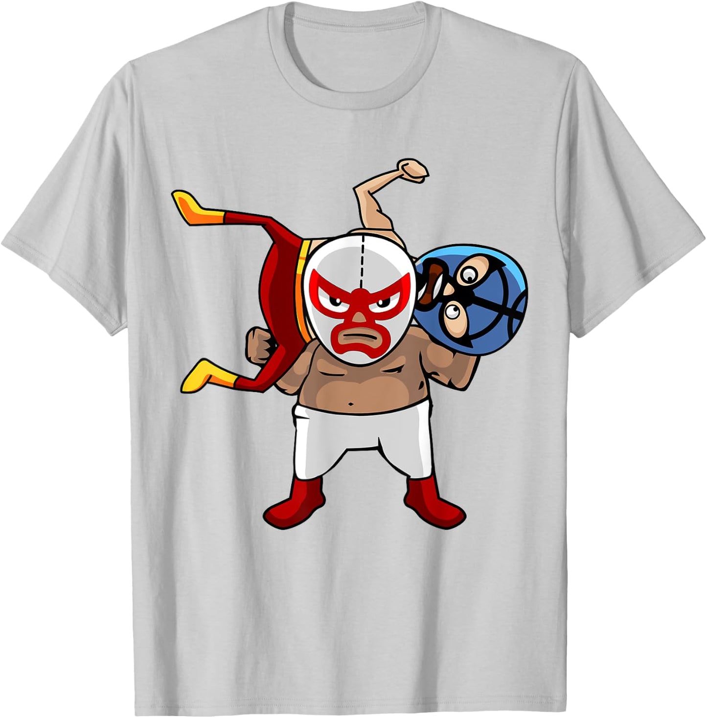 Cool Mexican Wrestling Lucha Libre Mask - Retro Legend T-Shirt - T-Shirt | Ash