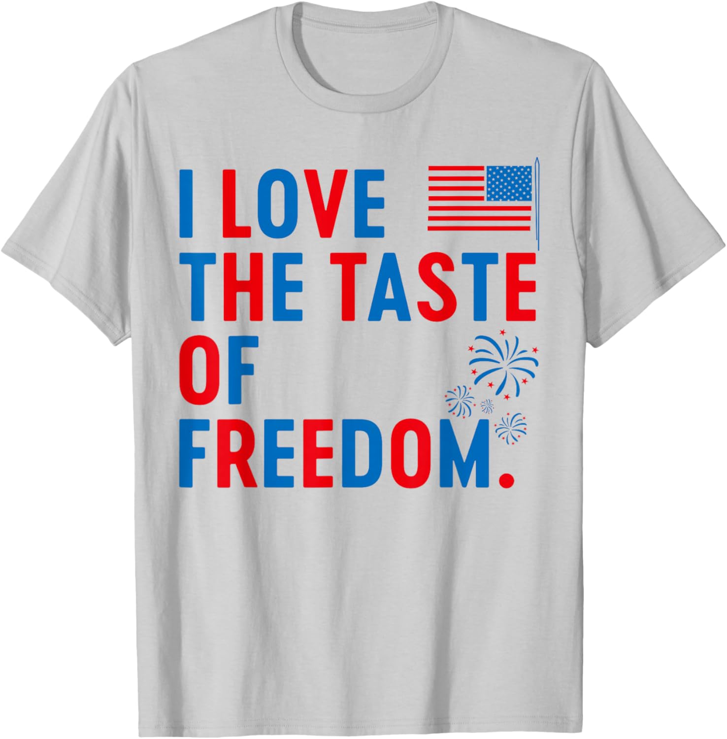 I Love The Taste of Freedom Shirt, Freedom Couple Matching T-Shirt - T-Shirt | Ash