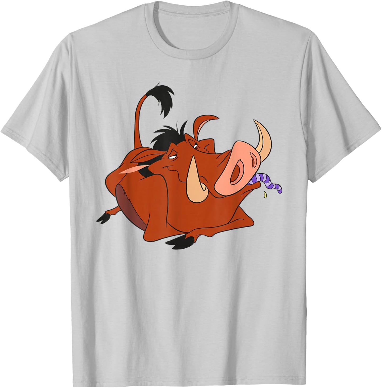 Disney The Lion King Pumbaa Snack Time T-Shirt - T-Shirt | Ash