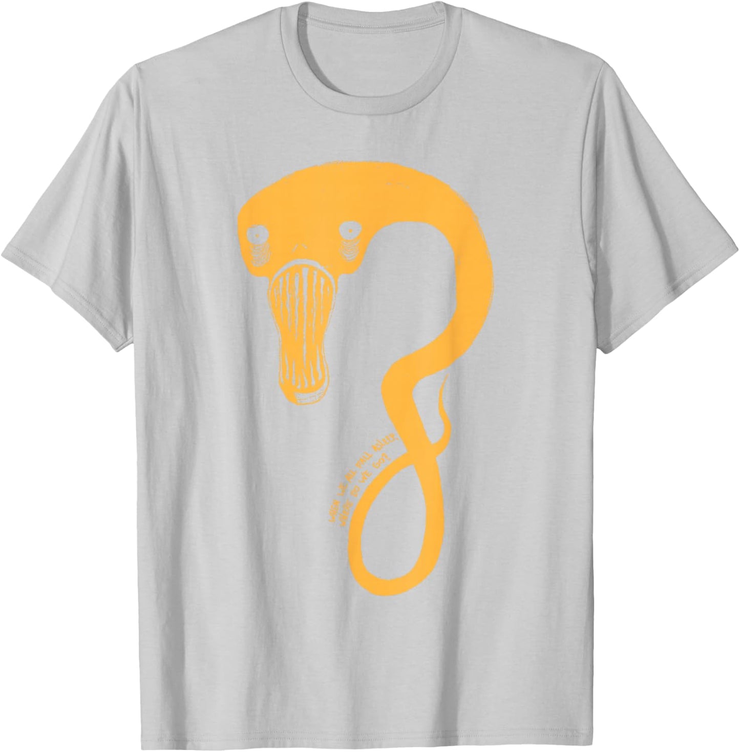 Billie Eilish Official Orange Monster T-Shirt - T-Shirt | Ash