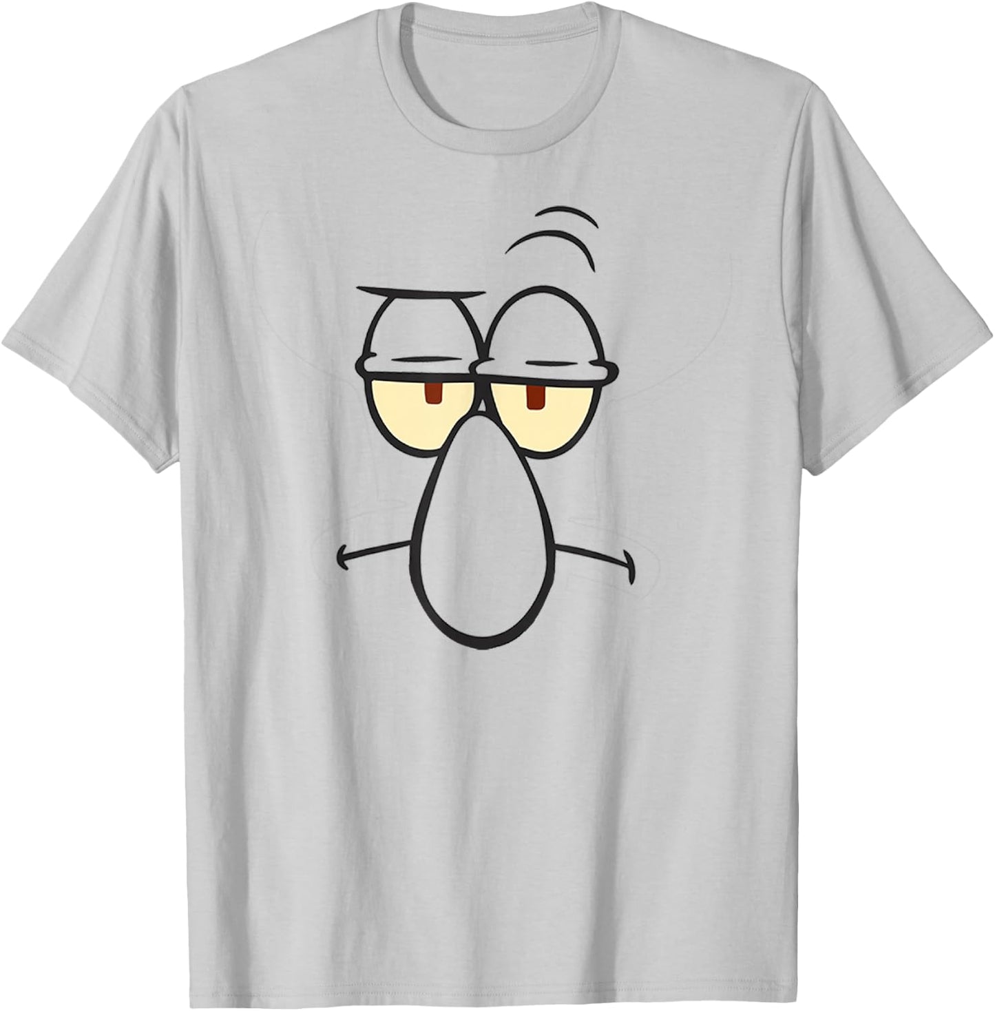 Spongebob Squarepants Halloween Squidward Big Face Costume T-Shirt - T-Shirt | Ash