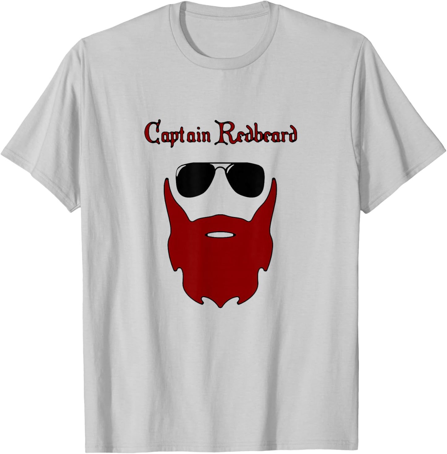 Captain Redbeard for Redhead Aviator T-Shirt - T-Shirt | Ash