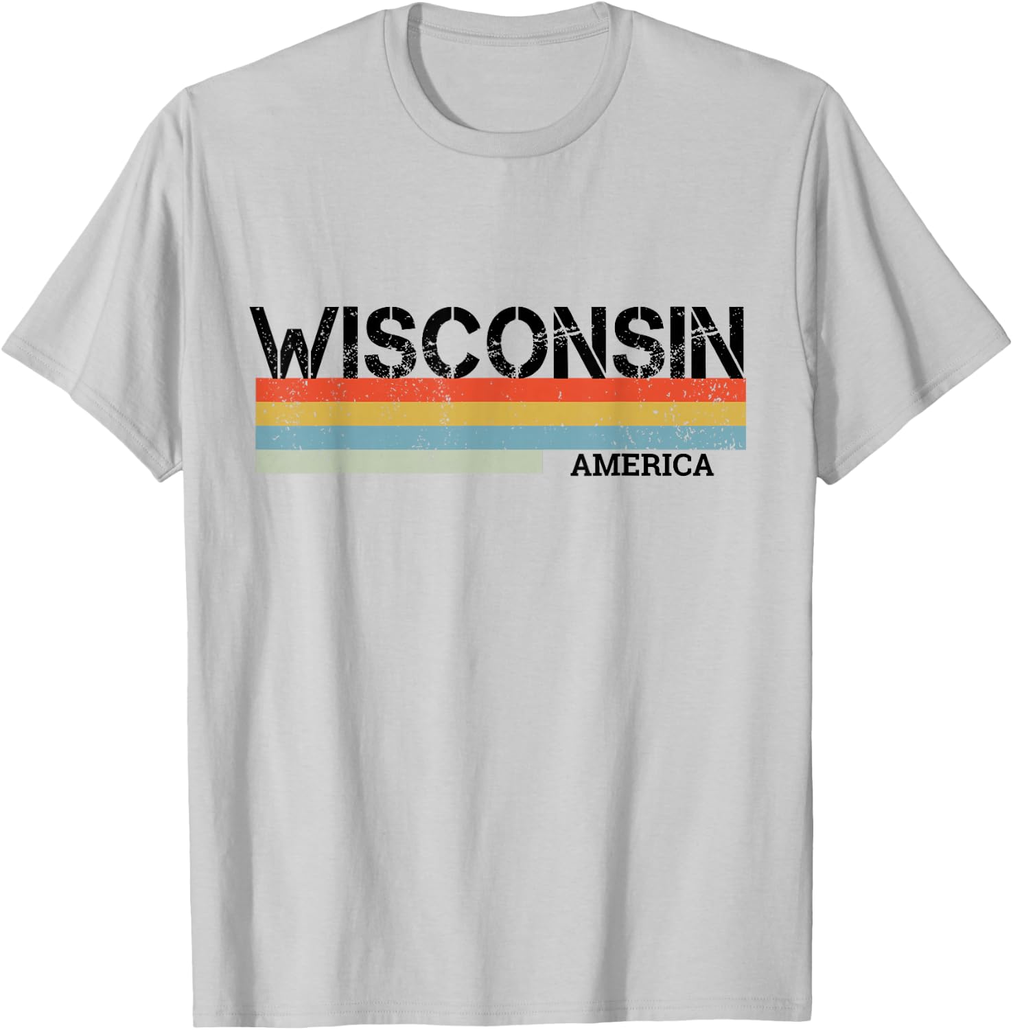 Wisconsin T-Shirt - T-Shirt | Ash