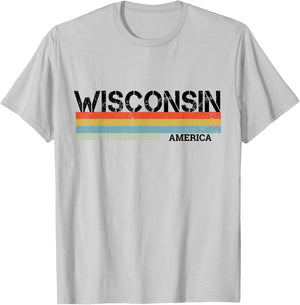 Wisconsin T-Shirt - T-Shirt | Ash