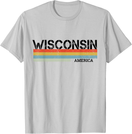 Wisconsin T-Shirt - T-Shirt | Ash