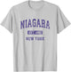 Niagara New York NY Vintage Athletic Sports Design T-Shirt - T-Shirt | Ash
