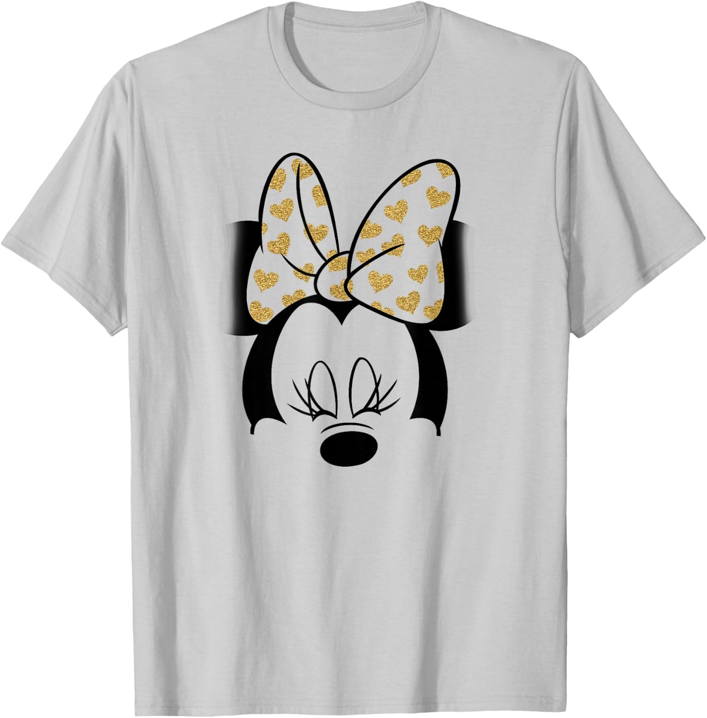 Disney - Minnie Mouse Golden Bow T-Shirt - T-Shirt | Ash