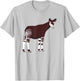 Okapi Cute Graphic Okapi T-Shirt - T-Shirt | Ash