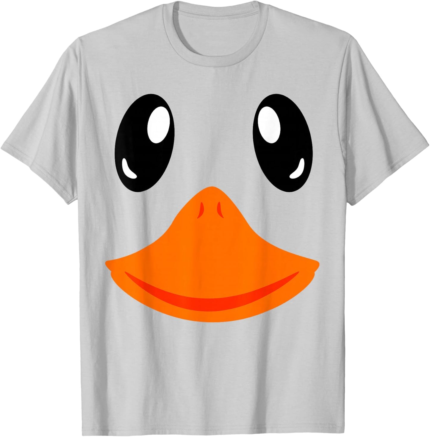 Matching Group Outfit Cute Halloween Goose Costume Duck Face T-Shirt - T-Shirt | Ash
