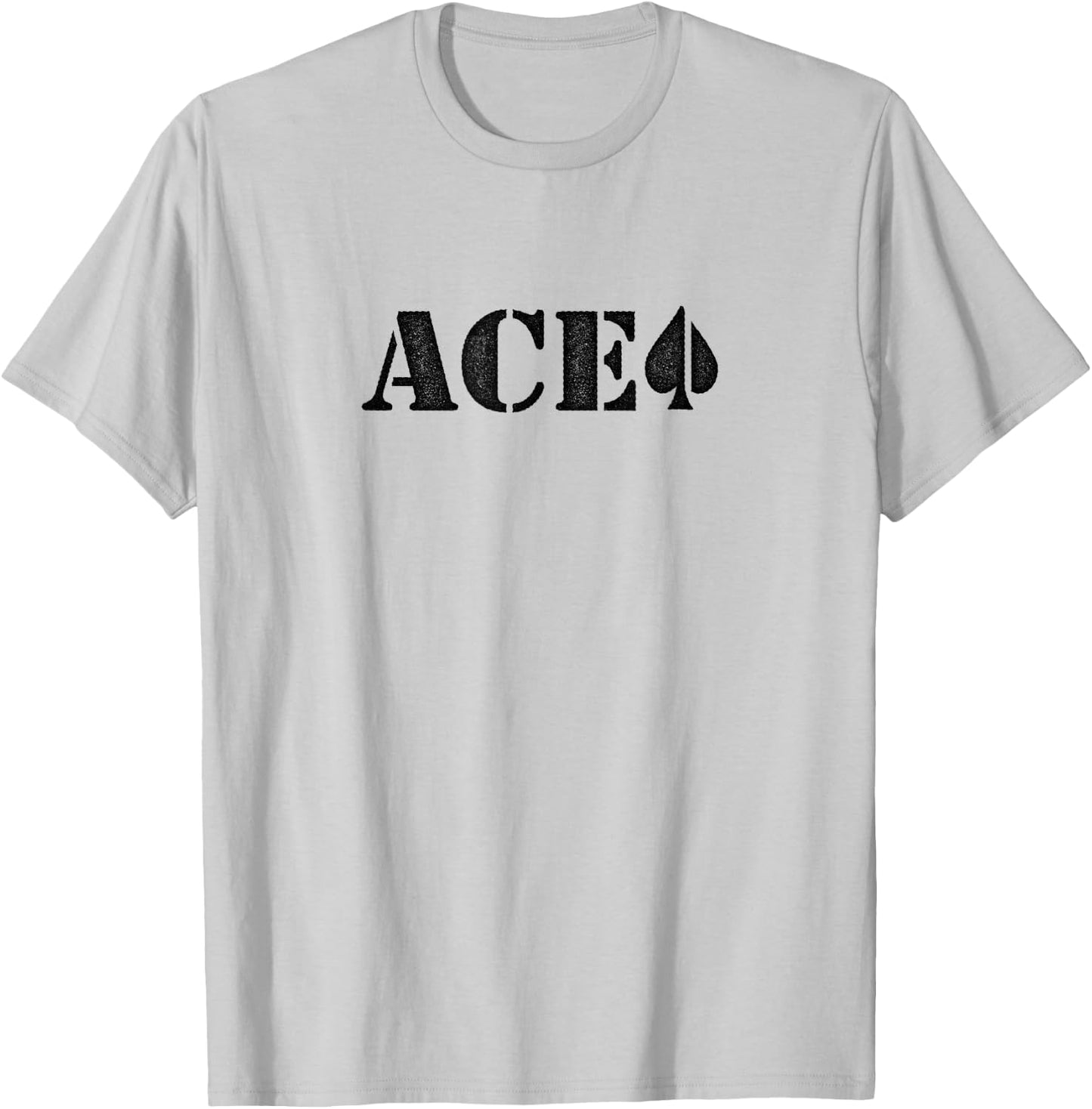 Ace of Spades Army Ace Poker Night T-Shirt - T-Shirt | Ash