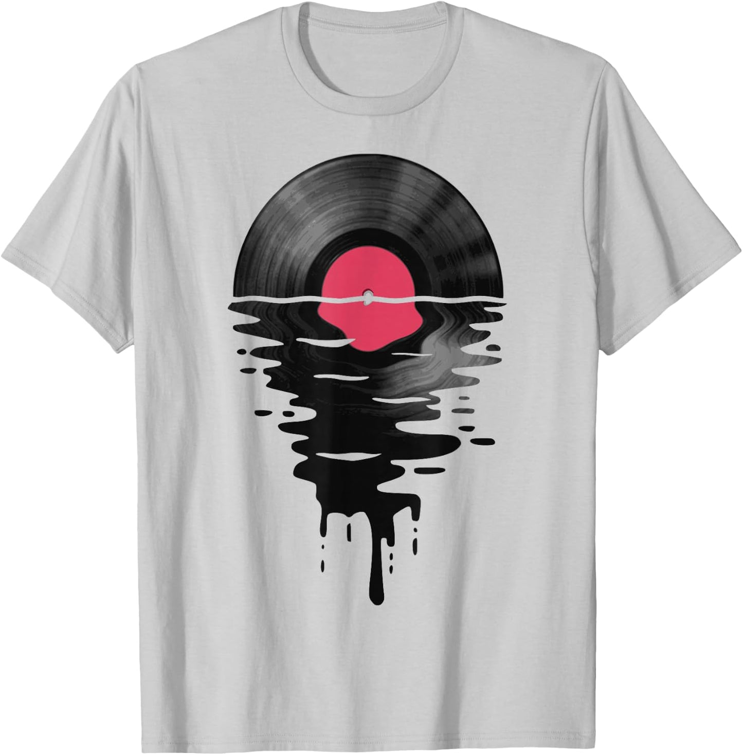 Vinyl Record Music LP Classic 80s Sunset T-Shirt - T-Shirt | Ash
