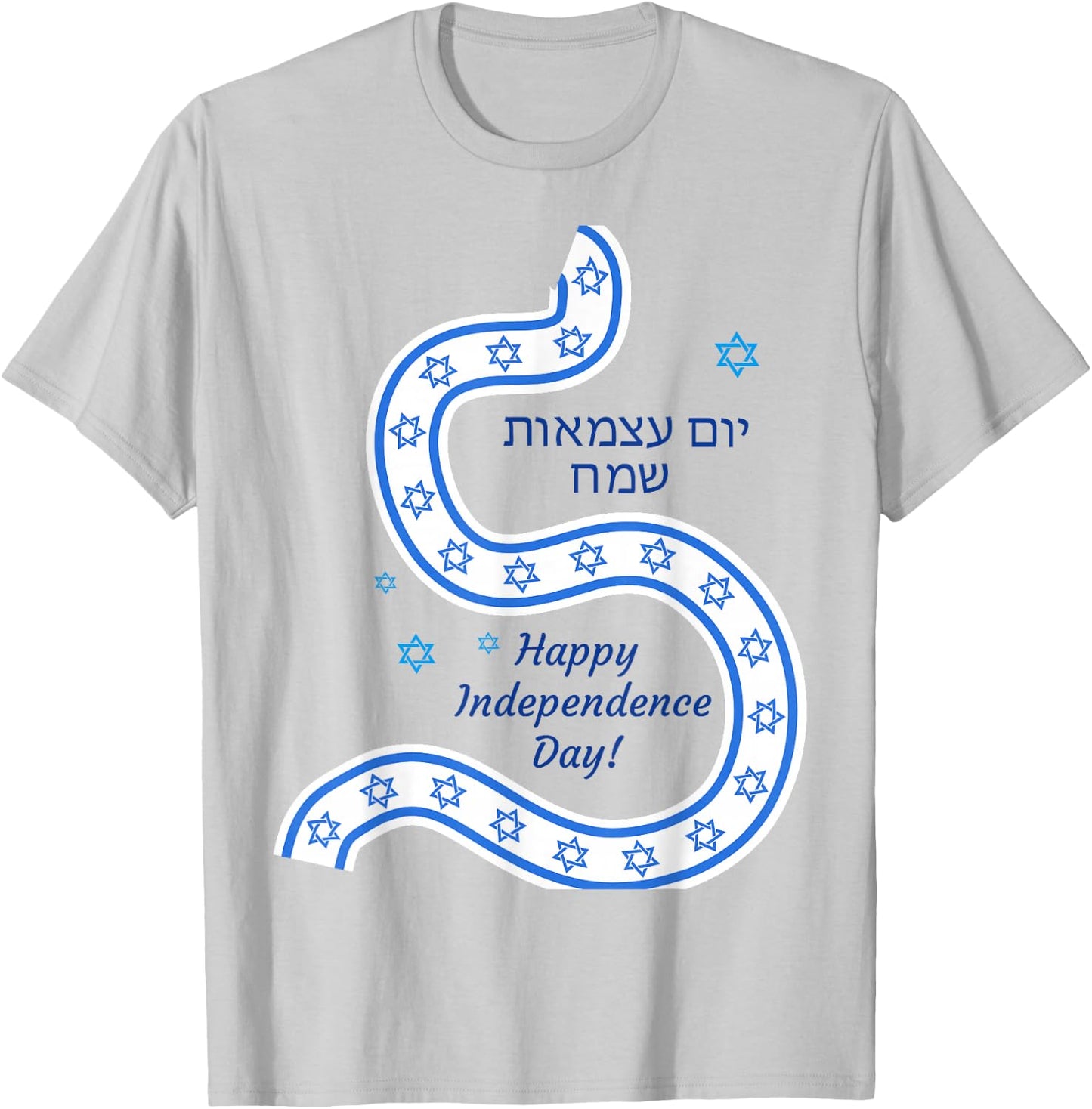 Israel Independence Day 71 Jewish Israeli Flag Kids Men T-Shirt - T-Shirt | Ash
