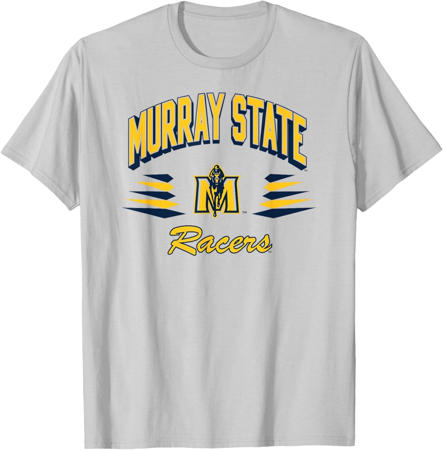 Murray State Racers Retro Diamond White Officially Licensed T-Shirt - T-Shirt | Ash