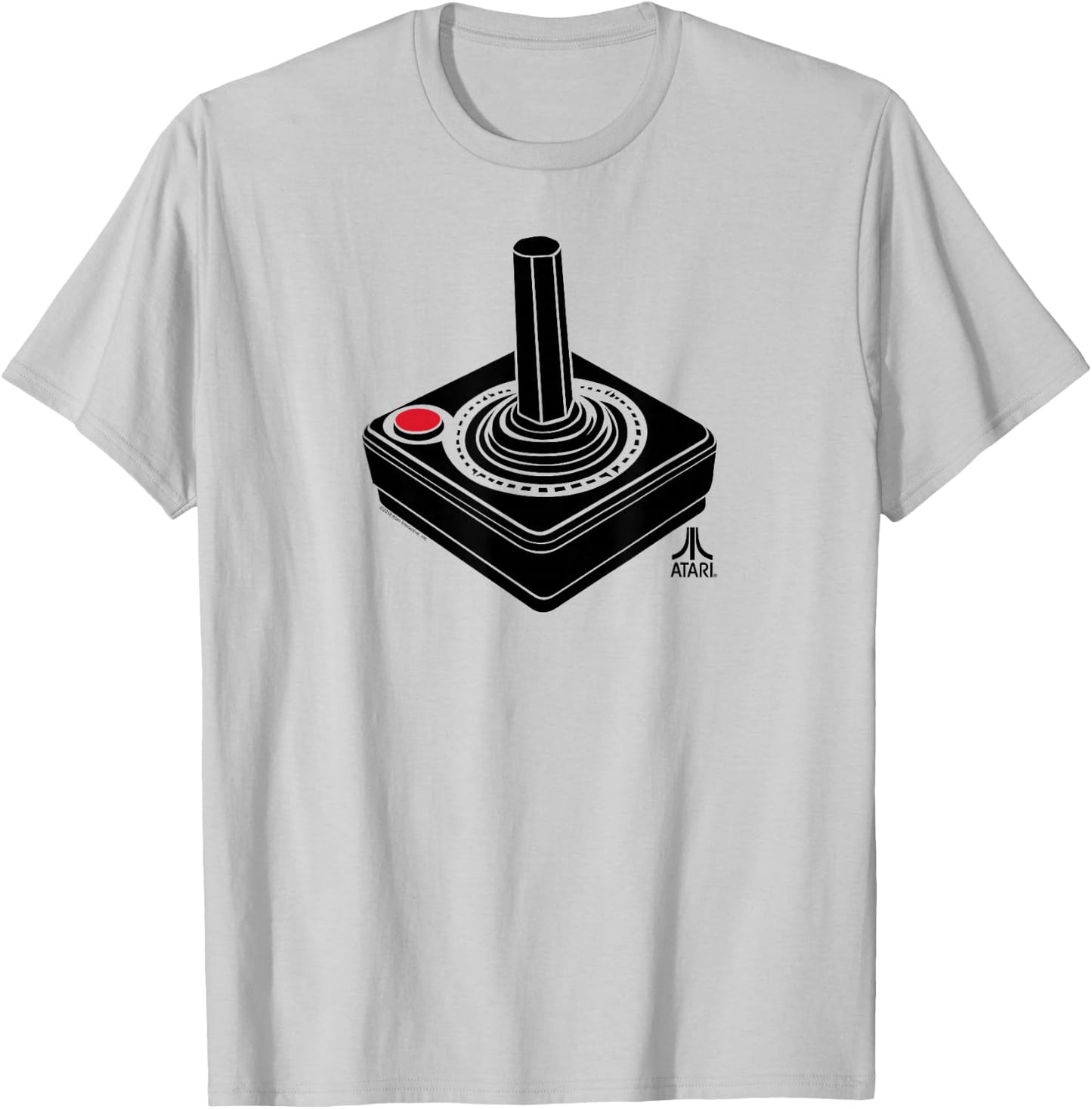 ATARI Oversized Joystick Video Gamer T-Shirt - T-Shirt | Ash