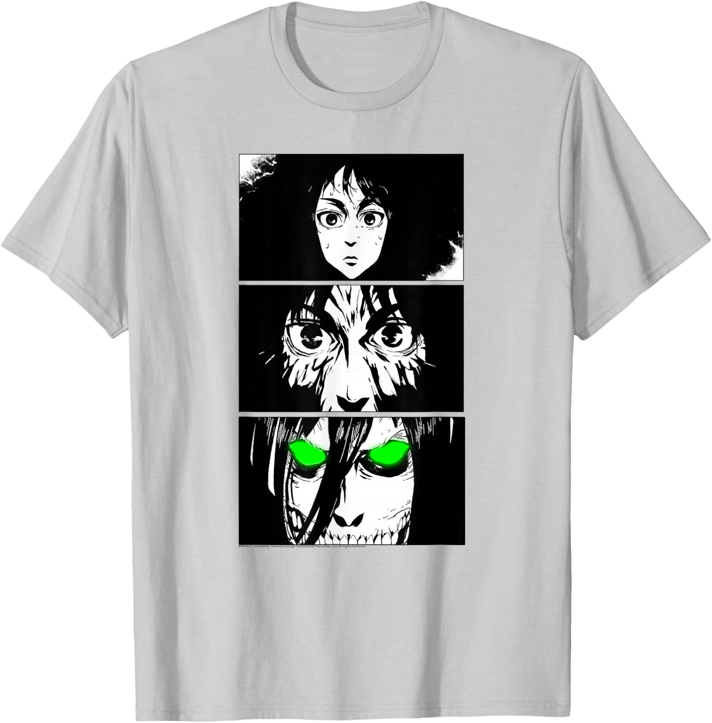 Attack on Titan Transformation to Titan Anime T-Shirt - T-Shirt | Ash