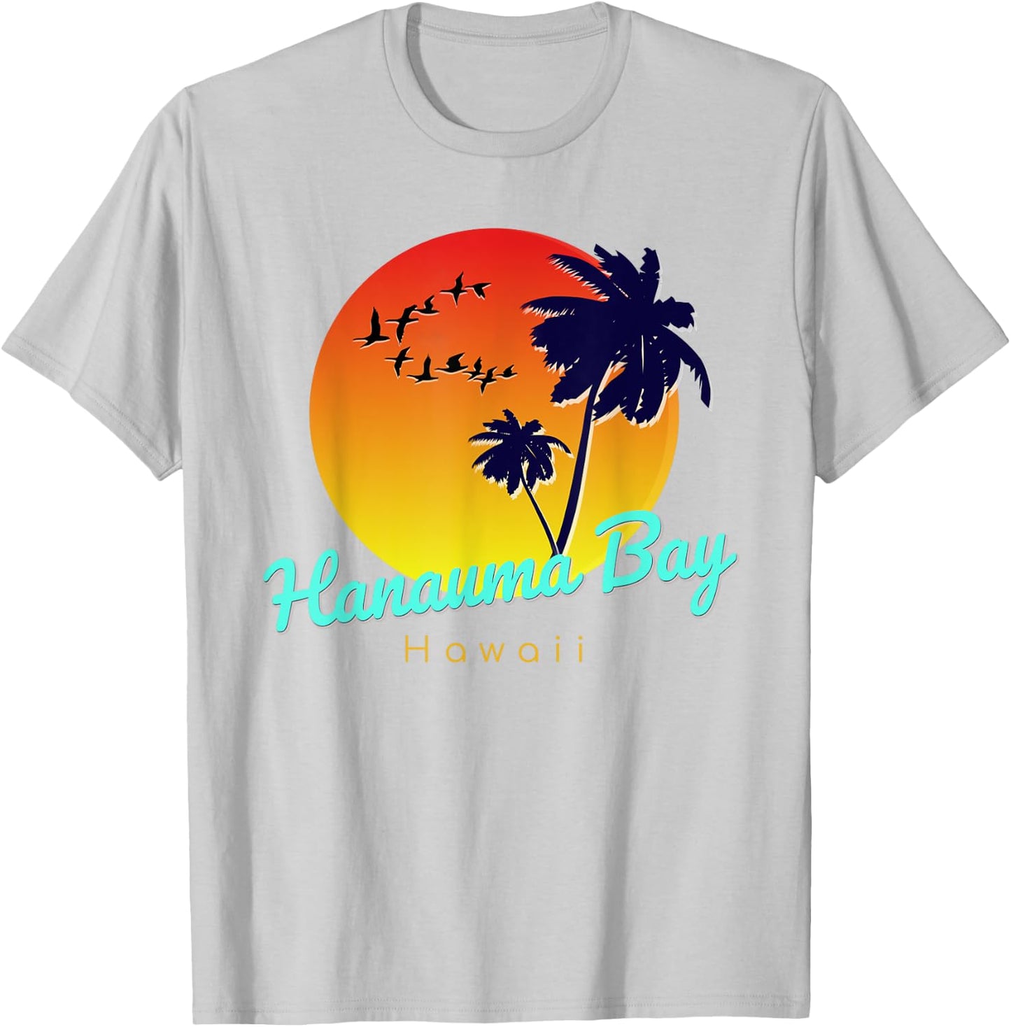 Hanauma Bay | Hawaii surfing beach T-Shirt - T-Shirt | Ash