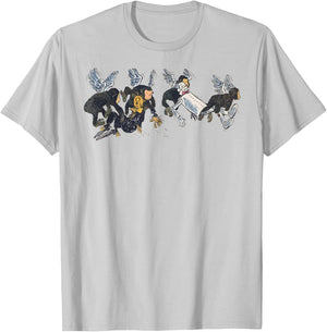 Flying Monkeys - Wizard of OZ Tin Man Scarecrow T-Shirt - T-Shirt | Ash
