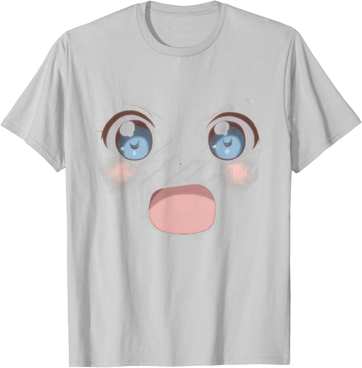 Kawaii Anime Face - Weeaboo Otaku Anime T Shirt T-Shirt - T-Shirt | Ash