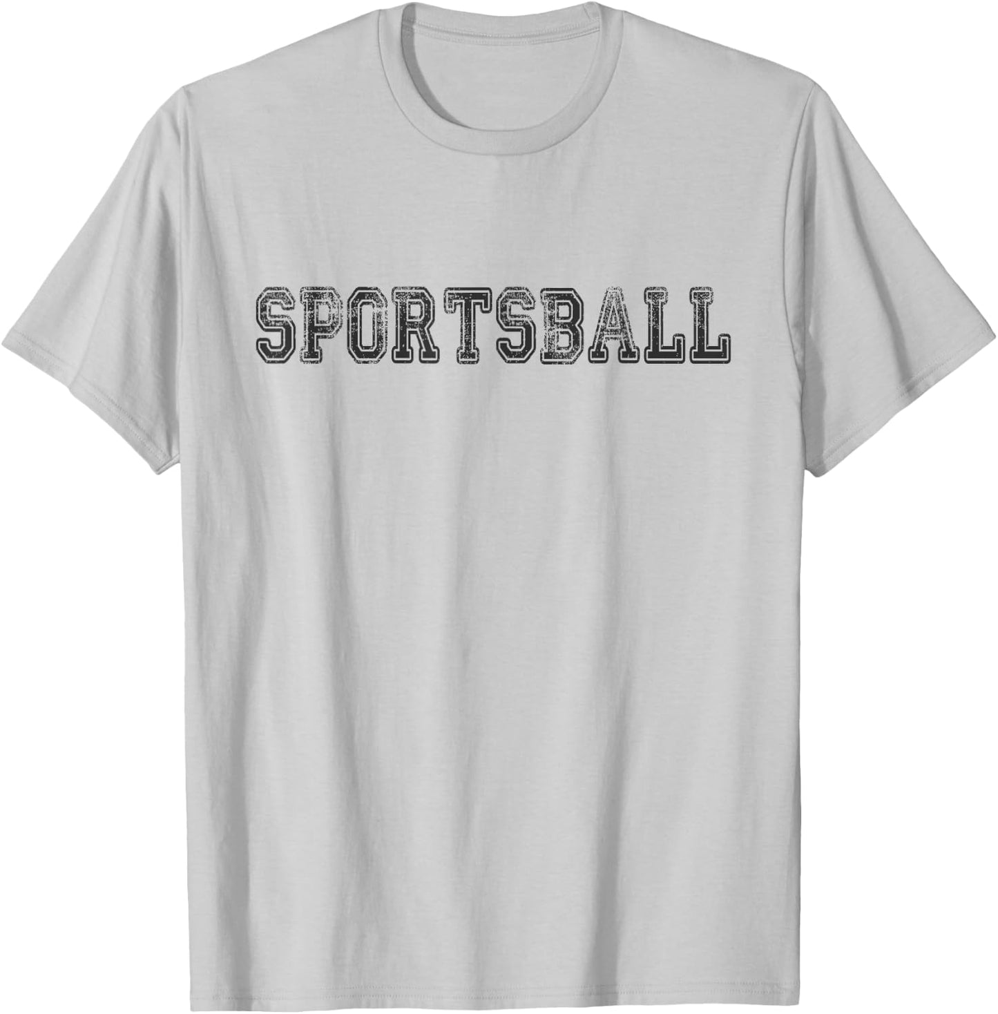Sportsball - Vintage Sports Ball Funny T-Shirt - T-Shirt | Ash