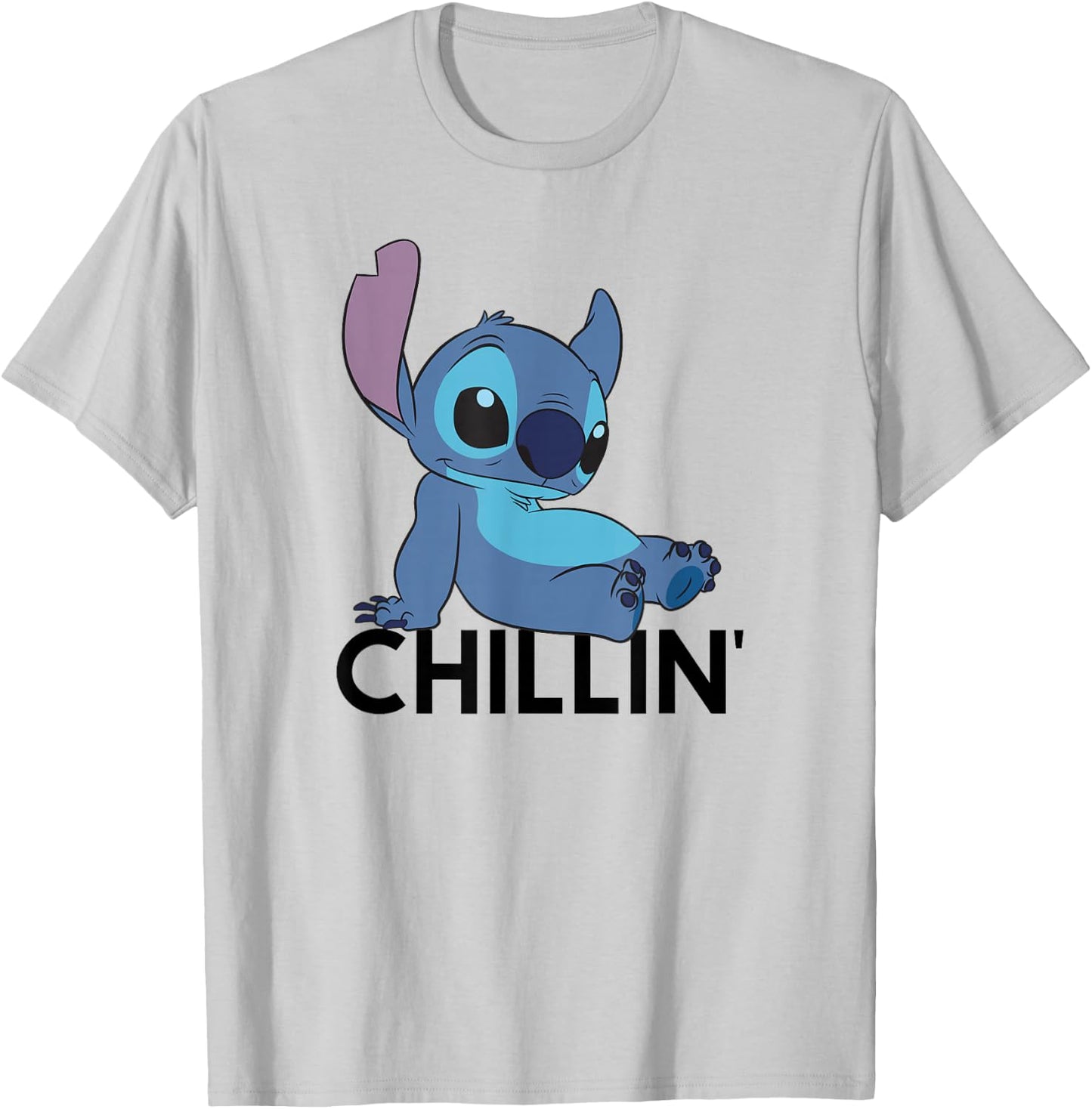 Lilo & Stitch - Chillin T-Shirt - T-Shirt | Ash