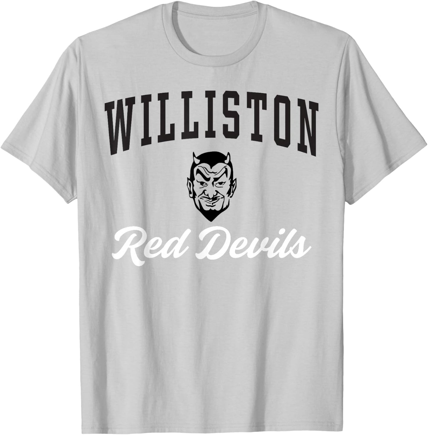 Williston High School Red Devils C3 T-Shirt - T-Shirt | Ash