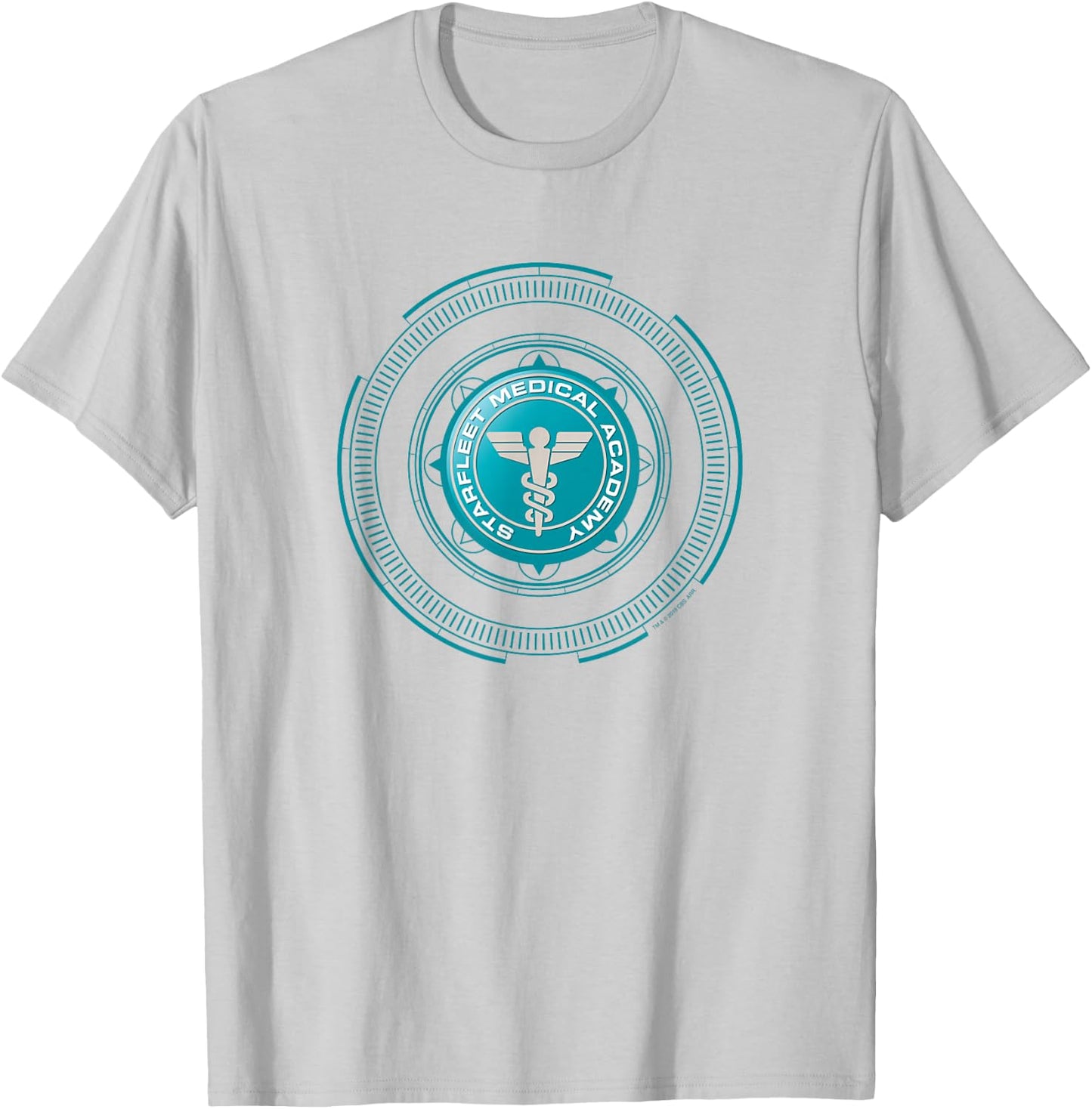 Star Trek Starfleet Medical Badge T-Shirt - T-Shirt | Ash