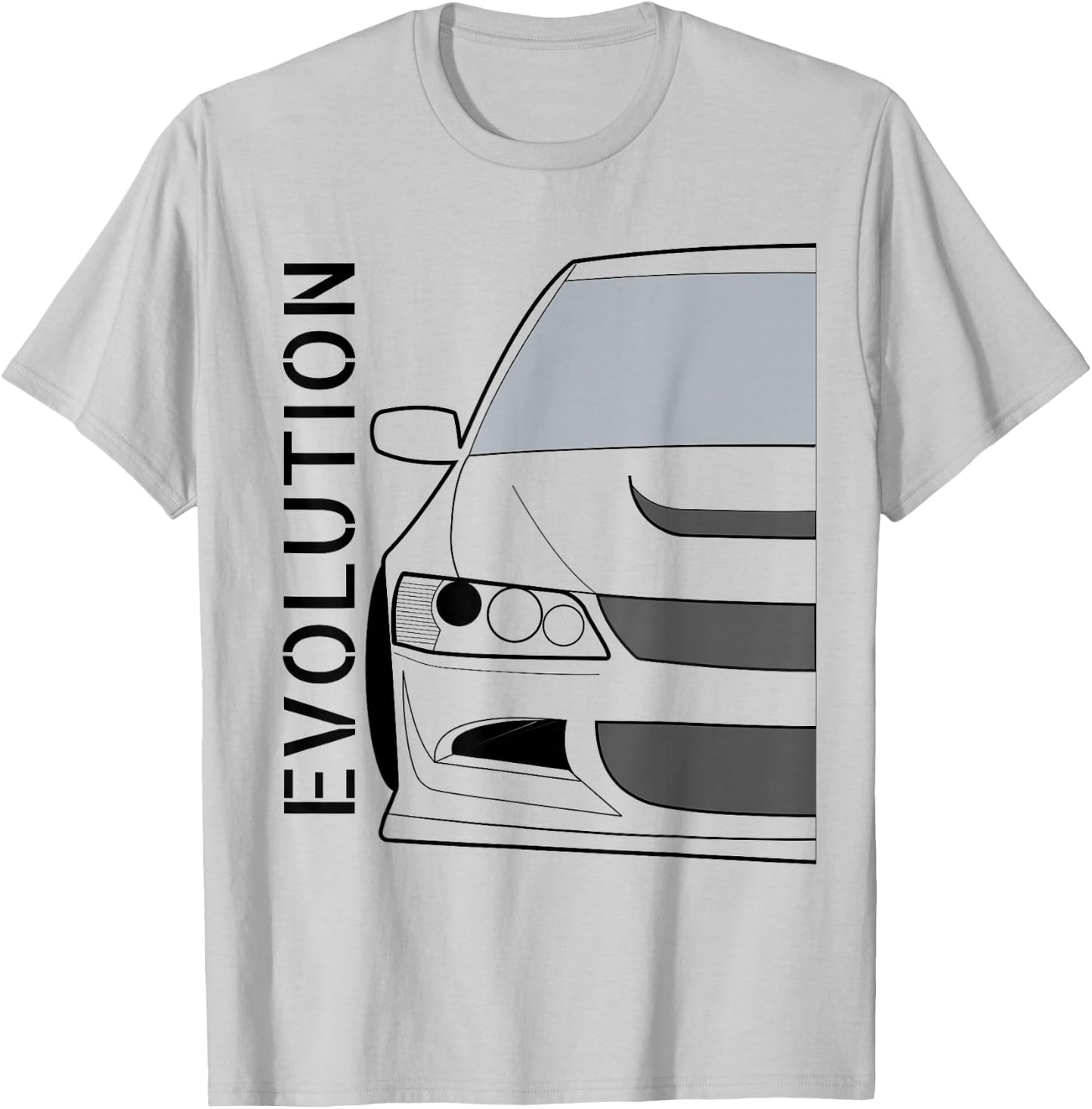 Evolution VIII Evo 8 JDM Classic AWD Turbo Rally Legend T-Shirt - T-Shirt | Ash