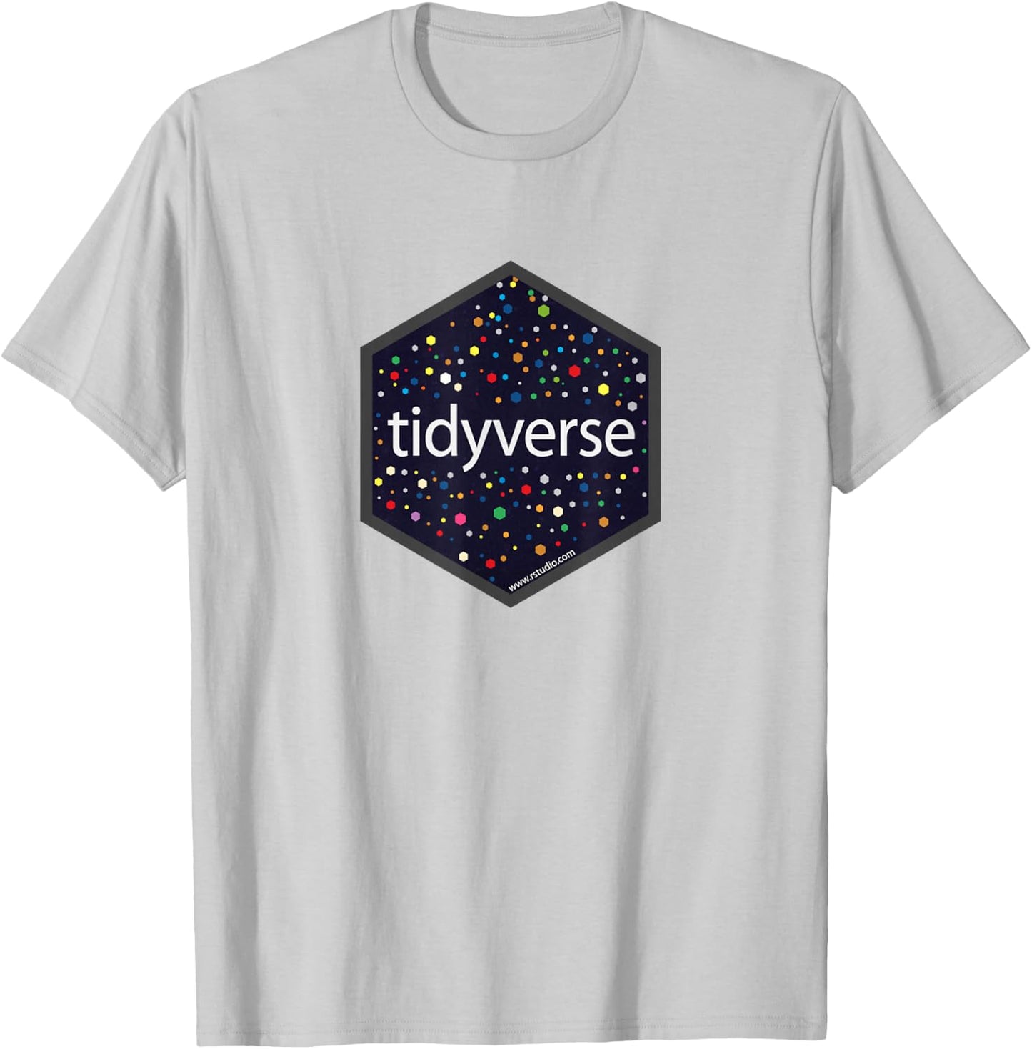 Tidyverse Hex - R Rstudio #rstats T-Shirt - T-Shirt | Ash