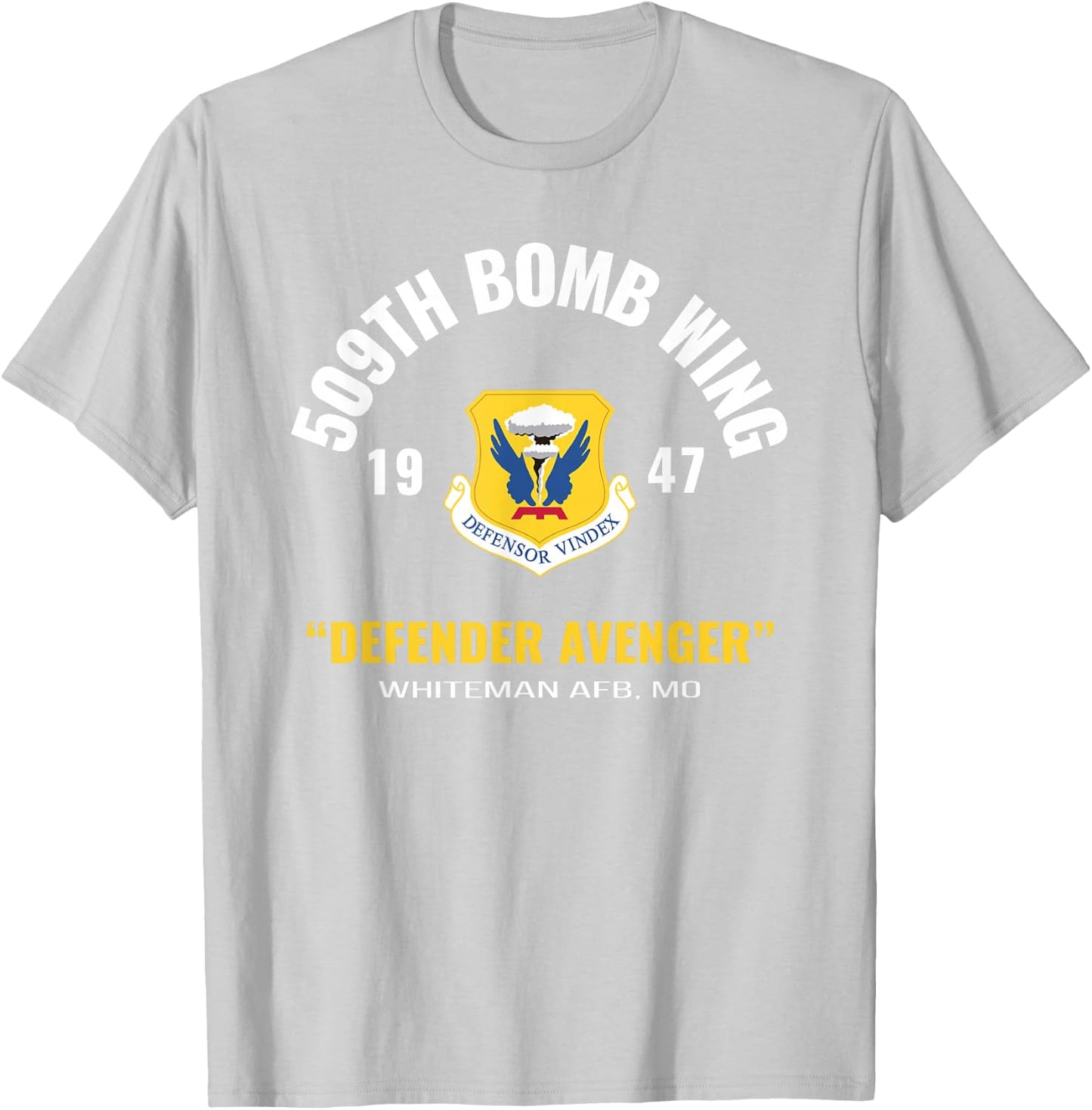 Military 509th Bomb Wing T-Shirt - T-Shirt | Ash