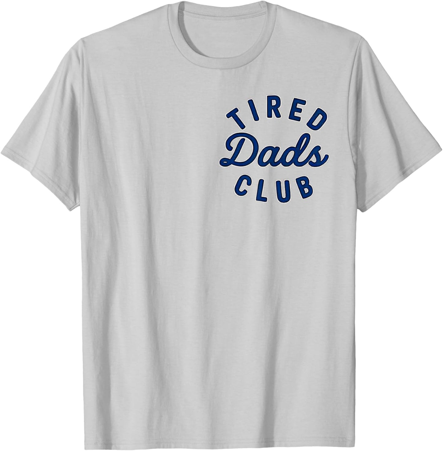 (2 Sides) Tired Father Road Map Graphic, Father's Day T-Shirt - T-Shirt | Ash