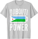 Djibouti Flag | Djibouti Power Battery Proud T-Shirt - T-Shirt | Ash