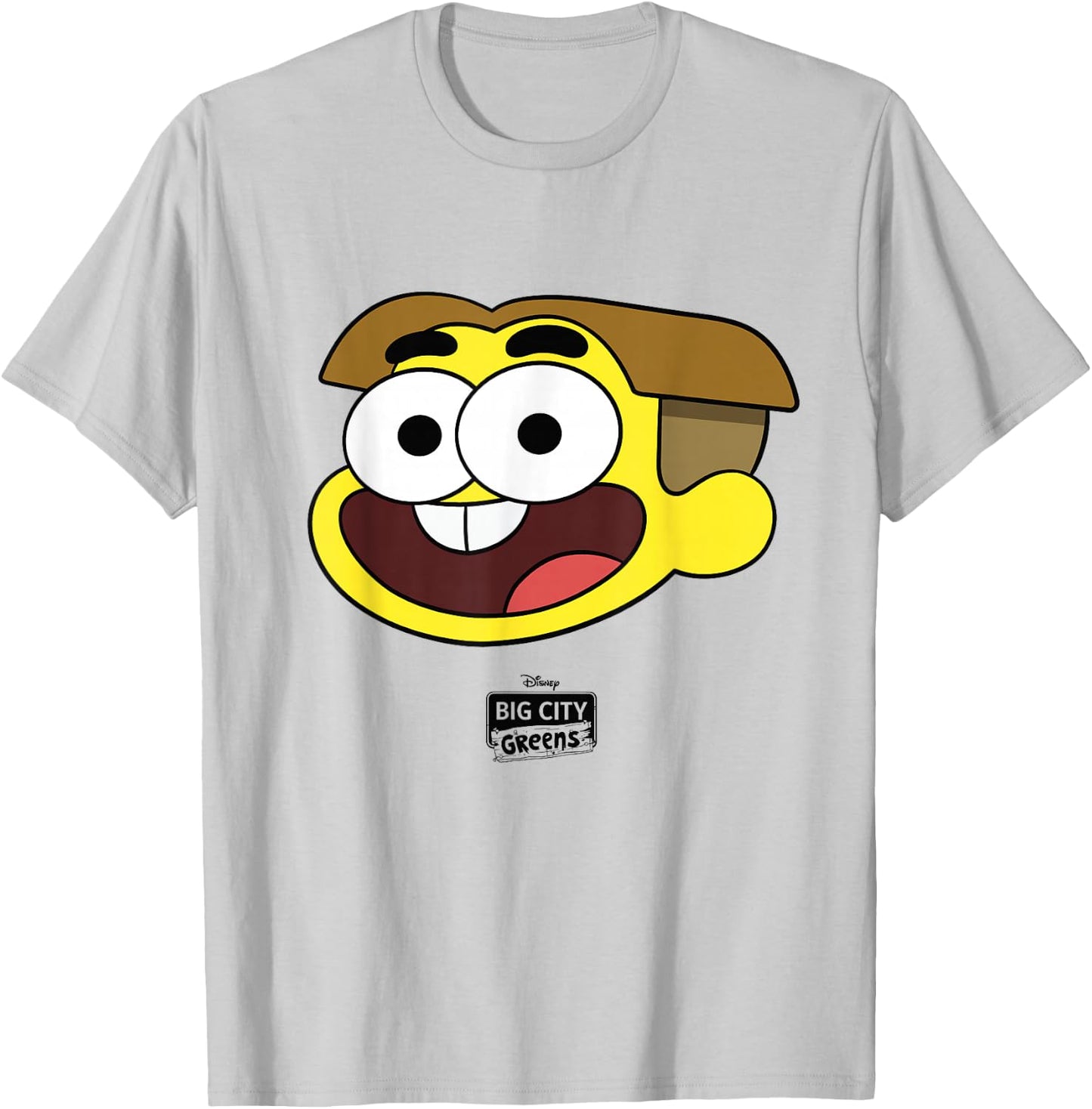 Disney Channel Big City Greens Cricket and Logo T-Shirt - T-Shirt | Ash