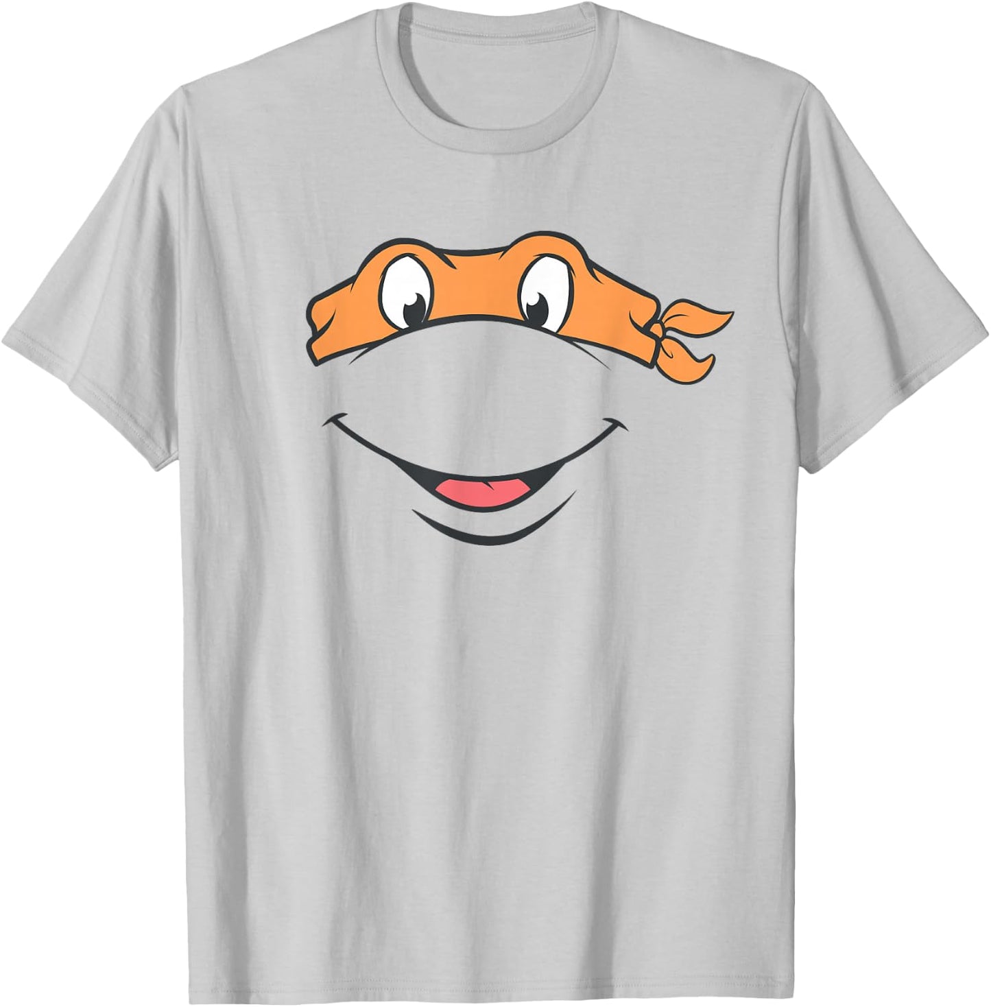 Teenage Mutant Ninja Turtles Michaelangelo Big Face Costume T-Shirt - T-Shirt | Ash