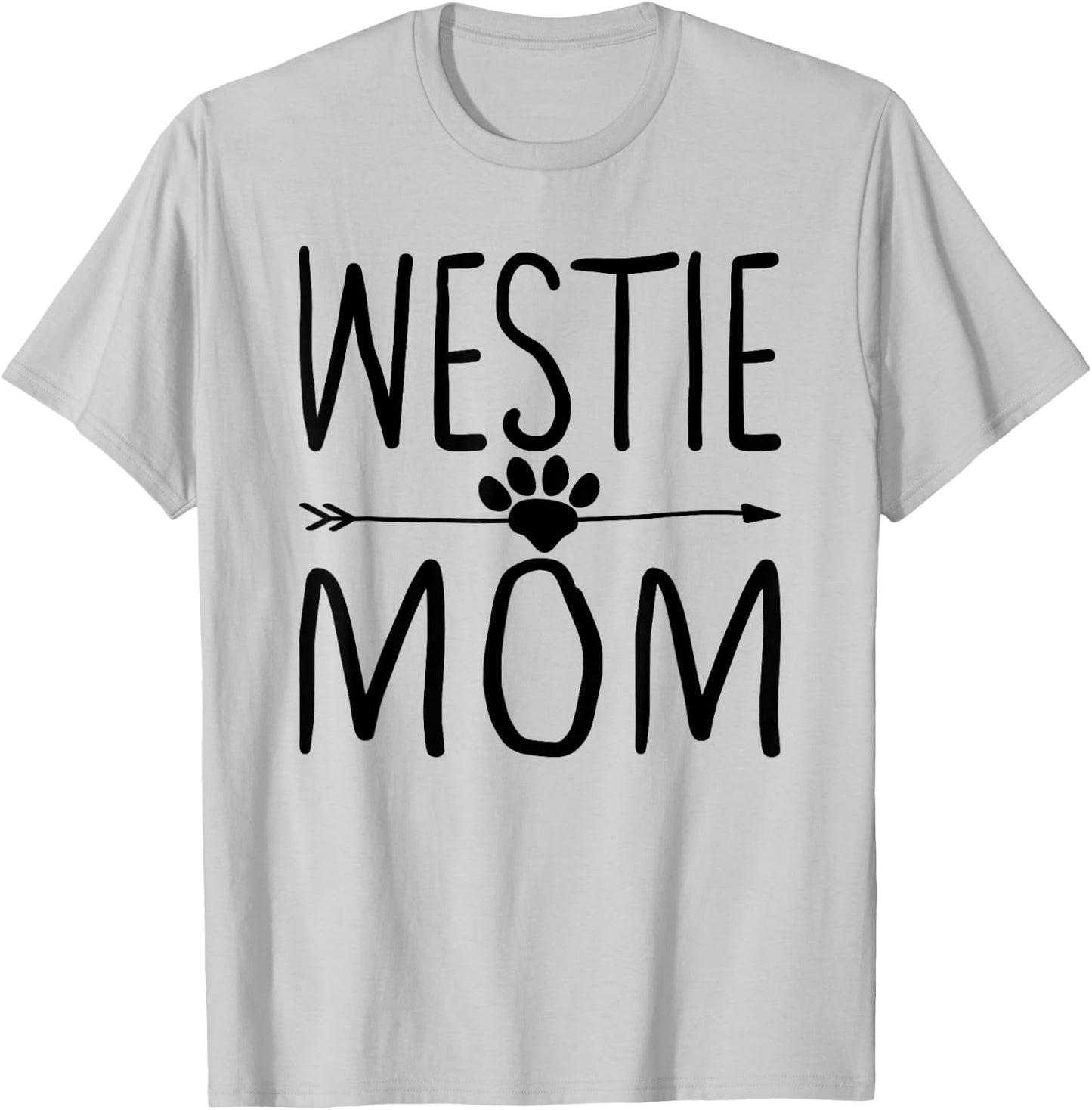 Westie Lover Gift Mom Matching Mother Pajama Dog Mum Mama Men Women Girls Kids T-Shirt - T-Shirt | Ash