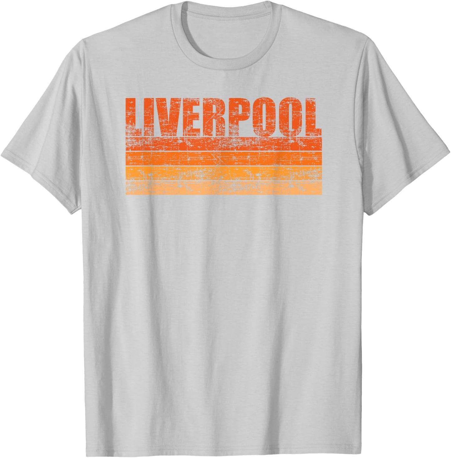 Liverpool Shirt Vintage Retro England T-Shirt - T-Shirt | Ash