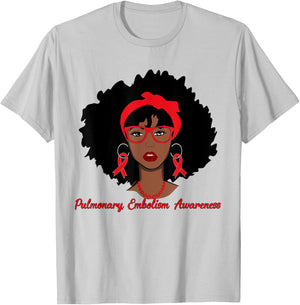 Pulmonary Embolism Black Girl T-Shirt - T-Shirt | Ash